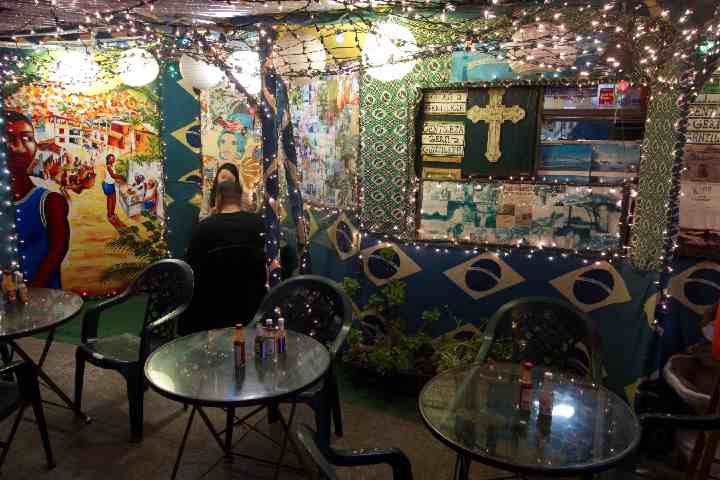 Brazil Cafe 2161 University Avenue Downtown Berkeley Holiday LIghts